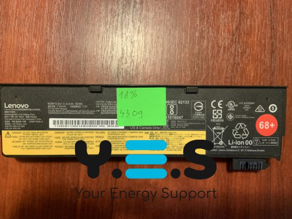 Акумулятор Lenovo 45N1130 (знос 18%) для ThinkPad X240/X250/X250S/X260/X270 T440/T450/T440S/T450S/T460/T460P/T470P T550/W550s/T560 P50S L450/L460 K2450 K20-80 K21-80 Original