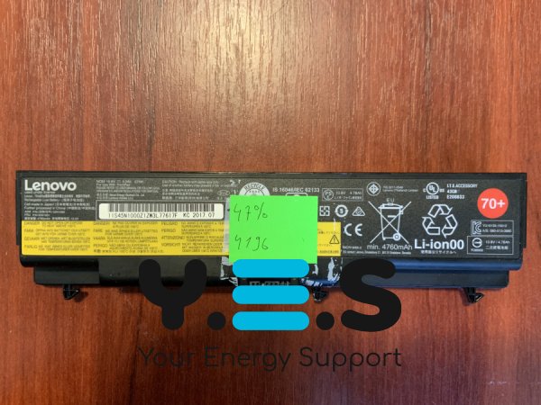 Акумулятор Lenovo 45N1001 (знос 47%) для ThinkPad T430/T430i/T530/T530i/W530/L430/L530/SL430/SL530 Original