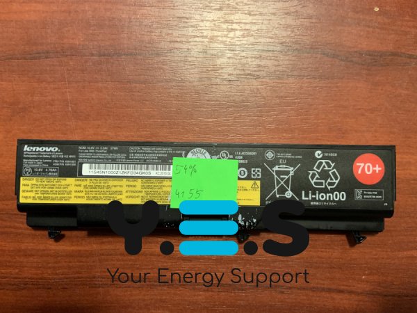 Акумулятор Lenovo 45N1001 (знос 54%) для ThinkPad T430/T430i/T530/T530i/W530/L430/L530/SL430/SL530 Original