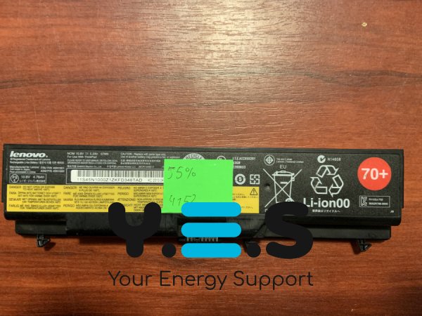Акумулятор Lenovo 45N1001 (знос 55%) для ThinkPad T430/T430i/T530/T530i/W530/L430/L530/SL430/SL530 Original