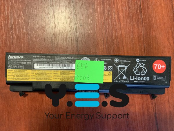 Акумулятор Lenovo 45N1001 (знос 58%) для ThinkPad T430/T430i/T530/T530i/W530/L430/L530/SL430/SL530 Original