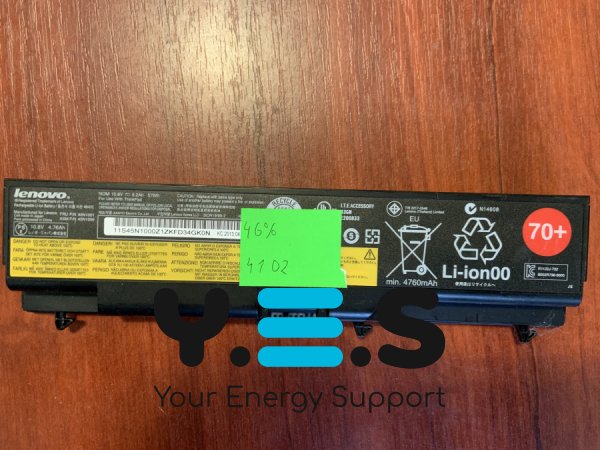 Акумулятор Lenovo 45N1001 (знос 46%) для ThinkPad T430/T430i/T530/T530i/W530/L430/L530/SL430/SL530 Original