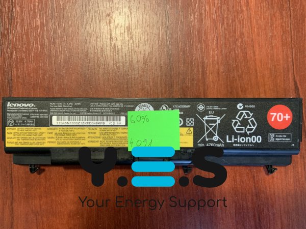 Акумулятор Lenovo 45N1001 (знос 60%) для ThinkPad T430/T430i/T530/T530i/W530/L430/L530/SL430/SL530 Original
