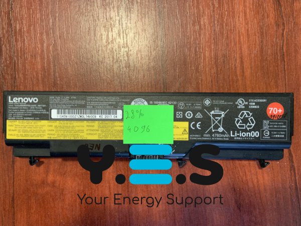 Акумулятор Lenovo 45N1000 (знос 28%) для ThinkPad T430/T430i/T530/T530i/W530/L430/L530/SL430/SL530 Original