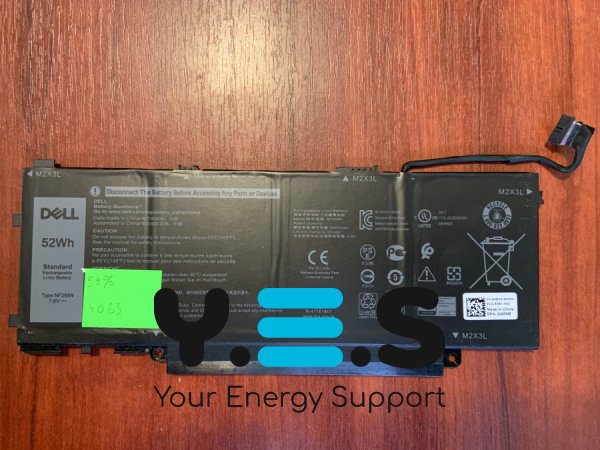 Акумулятор Dell NF2MW (знос 54%) для Latitude 7270, 7400, 9410 2-in-1 Original