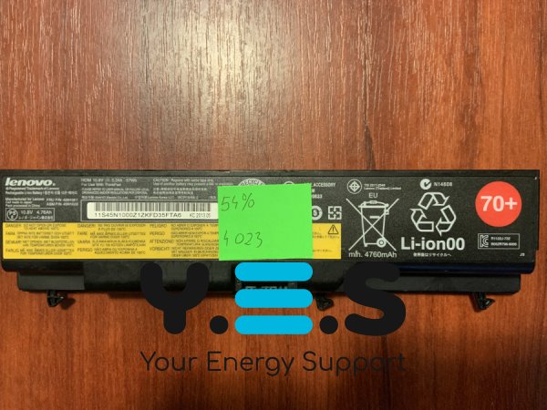 Акумулятор Lenovo 45N1001 (знос 54%) для ThinkPad T430/T430i/T530/T530i/W530/L430/L530/SL430/SL530 Original