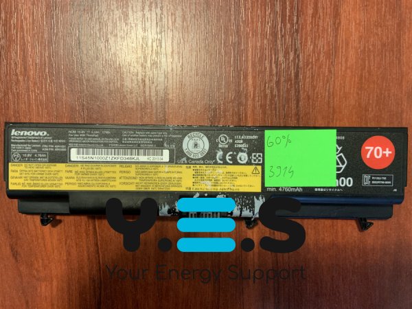 Акумулятор Lenovo 45N1001 (знос 60%) для ThinkPad T430/T430i/T530/T530i/W530/L430/L530/SL430/SL530 Original