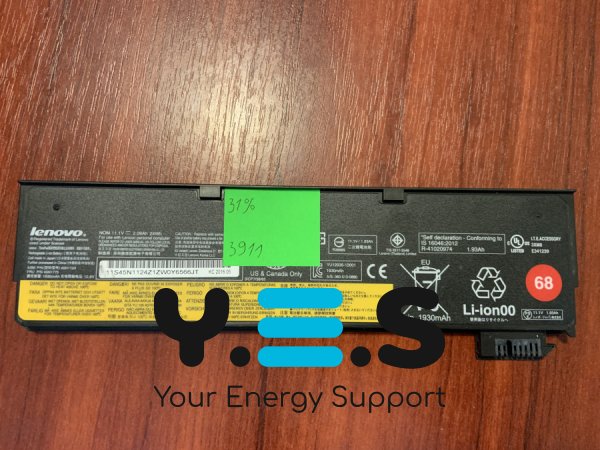 Акумулятор Lenovo 45N1124, знос 31%, для ThinkPad X240/X240S/X250/X260/X270/T440S/T450/T460P/T550/T560/W550 Original
