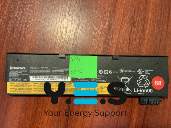 Акумулятор для Lenovo ThinkPad X240/X240S/X250/X260/X270/T440S/T450/T460P/T550/T560/W550 (45N1124), знос 32% Original