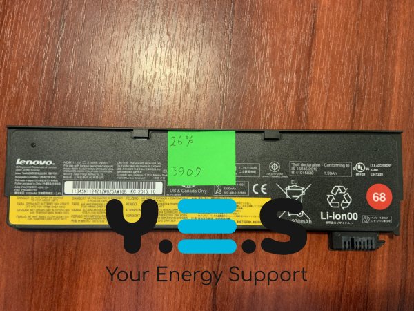 Акумулятор Lenovo 45N1124 (знос 26%) для ThinkPad X240/X240S/X250/X260/X270/T440S/T450/T460P/T550/T560/W550 Original