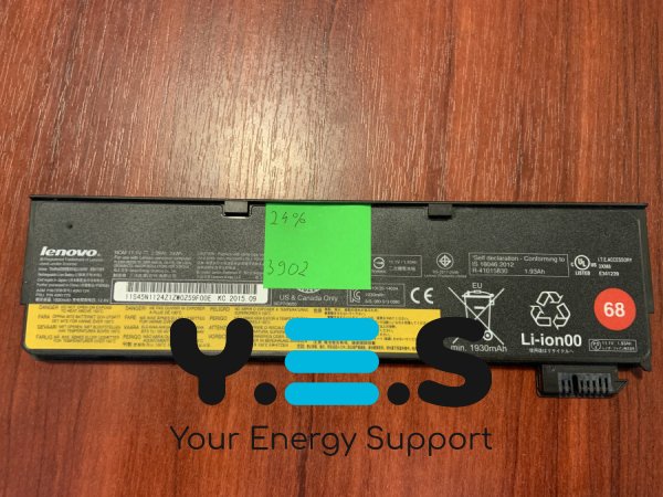 Акумулятор Lenovo 45N1124 (знос 24%) для ThinkPad X240/X240S/X250/X260/X270/T440S/T450/T460P/T550/T560/W550 Original