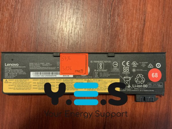 Акумулятор для Lenovo ThinkPad X240/X240S/X250/X260/X270/T440S/T450/T460P/T550/T560/W550 45N1126, знос 54% Original