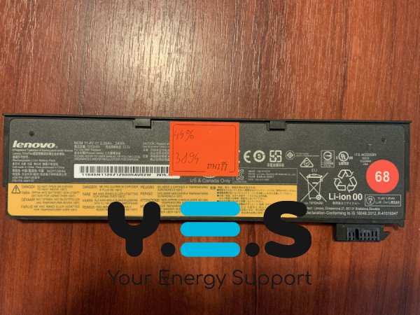 Акумулятор Lenovo 45N1126, знос 44%, для ThinkPad X240/X240S/X250/X260/X270/T440S/T450/T460P/T550/T560/W550 Original