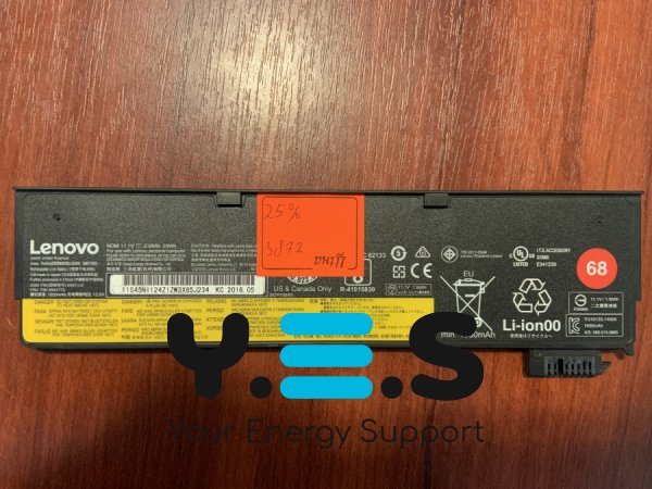 Акумулятор Lenovo 45N1124 (знос 25%) для ThinkPad X240/X240S/X250/X260/X270/T440S/T450/T460P/T550/T560/W550 Original