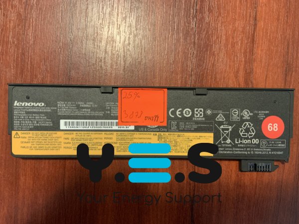 Акумулятор Lenovo 45N1126 (знос 25%) для ThinkPad X240/X240S/X250/X260/X270/T440S/T450/T460P/T550/T560/W550 Original