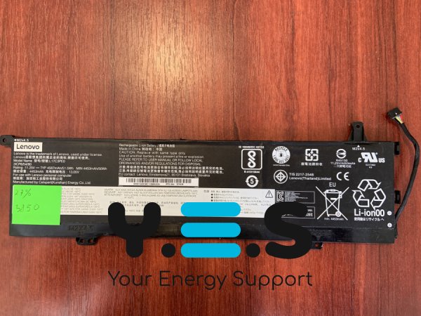 Акумулятор Lenovo L17C3PE0 (знос 27%) для Yoga 730-15IKB, Yoga 730-15IWL Original