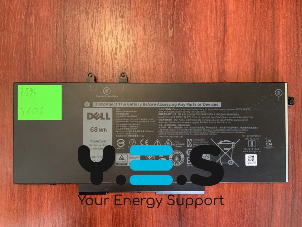 Акумулятор Dell 3HWPP (3801) знос 75% для Latitude 5401/5501/5411/5410/5511/3543 Original