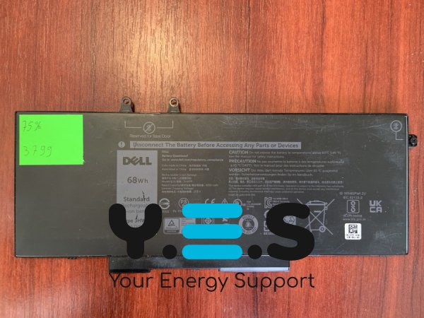 Акумулятор Dell 3HWPP (знос 75%) для Latitude 5401/5501/5411/5410/5511/3541, Precision 3540/3550, Inspiron 7590/7591/7791 2-in-1, p/n 4GVMP/1V1XF Original