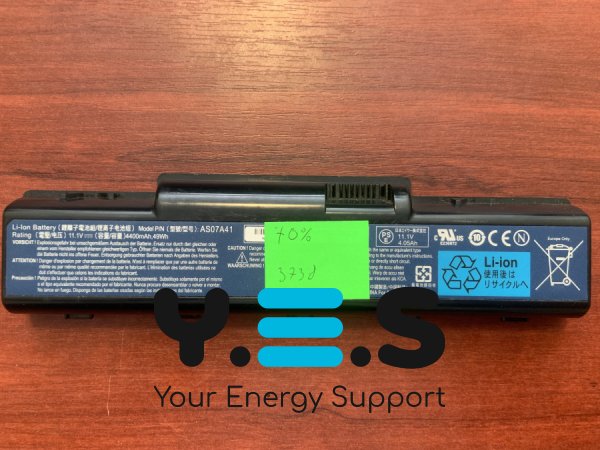 Акумулятор ACER Aspire AS07A41 для Aspire 2930/4220/4230/4530/5536/5737/5738/5740/7715, D525 (б/у, знос 70%) Original