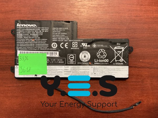 Акумулятор Lenovo 45N1112 (знос 33%) для T440S/T440/T450/T450s/T460/X240/X240S/X250/X250S/X260/S440/S540 Original