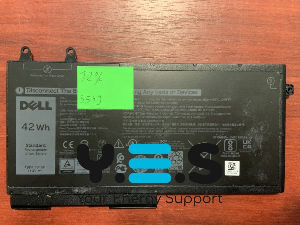 Батарея DELL 1V1XF (знос 72%) для Latitude 5400/5500, Precision 3540, Inspiron 2‑in‑1 7590/7591/7791 Original