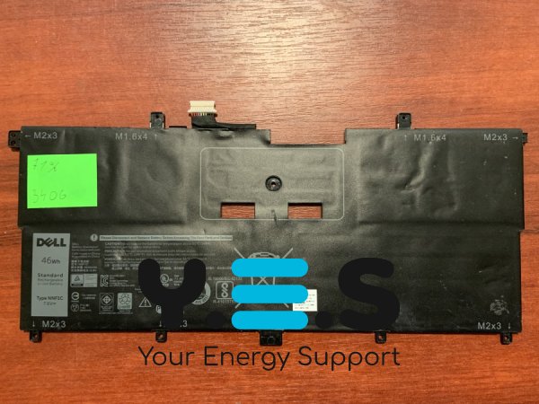 Акумулятор для ноутбука Dell XPS 13 9365 (NNF1C, HMPFH) 7.6V 4000mAh, знос 71%