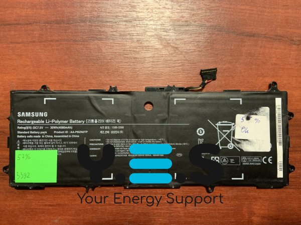 Акумулятор AA-PBZN2TP (BA43-00355A) для Samsung Chromebook 303C/Series 3 XE303C12, ATIV 500T, 905S3G/910S3G/915S3G, знос 57%