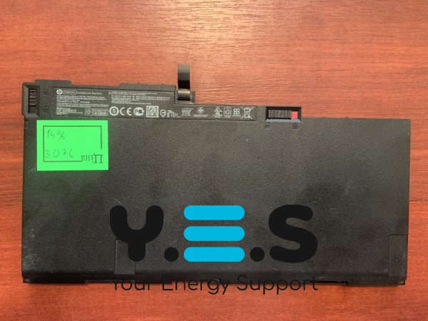 Акумулятор HP CM03XL (3076) знос 14% для EliteBook 740/745/750/755/840/845/850/855 G1-G2, ZBook 14 G2, 15u, E7U244A; сумісн.: CM03XL/CO06XL/HSTNN-DB4Q/DB4R/IB4R