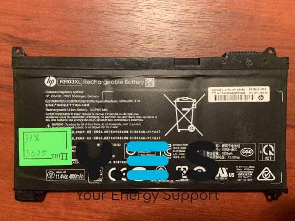Акумулятор HP RR03XL (знос 37%) для ProBook 430 G4/440 G4/450 G4/455 G4/470 G4/mt21