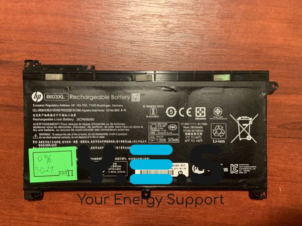 Акумулятор HP BI03XL, знос 0%, для HP Stream 14-AX/13-U/14-CB Original
