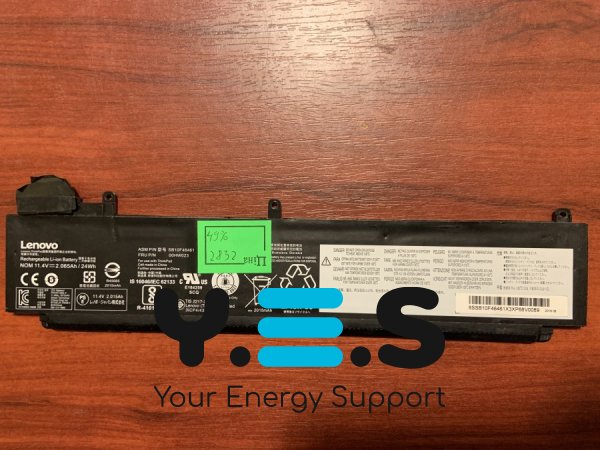 Акумулятор 00HW023 для Lenovo ThinkPad T460S/T470S, сумісний 00HW022/00HW027, знос 49%