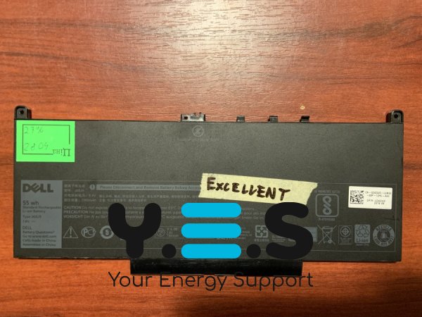 Акумулятор Dell J60J5 (знос 27%) для Latitude E7260/E7270/E7470/E7484 (R1V85, MC34Y, 242WD)