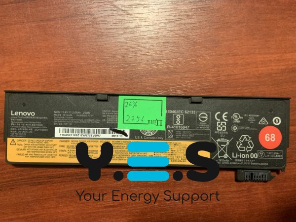 Акумулятор Lenovo 45N1126 (знос 26%) для ThinkPad X240/X240S/X250/X260/X270/T440S/T450/T460P/T550/T560/W550