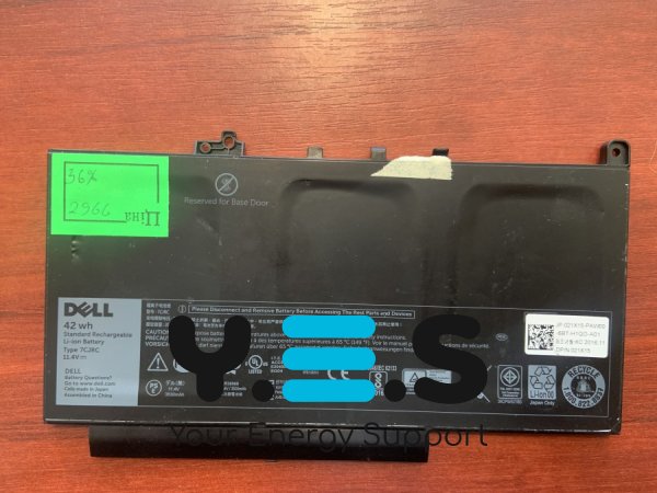 Акумулятор Dell 7CJRC (знос 36%) для Latitude E7260/E7270/E7470, J60J5 R1V85 451-BBSX/BBSY/BBSU Original