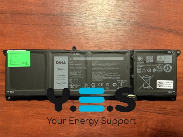 Акумулятор Dell V6W33 (знос 16%) для Vostro 3420/3425/3510/3515/3520/3525/3530/3535/5310/5320/5410/5415/5510/5515/5620/5625/5630/5635; Latitude 3320/3330/3420/3430/3445/3520/3530; Inspiron 3510/3511/3515/3520/3521/3525/3530/5310/5320/5410/5415/5420/5425/5
