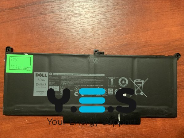 Батарея DELL F3YGT (знос 79%) для Latitude 7280/7290/7380/7390/7480/7490, E7280/E7290/E7380/E7480/E7504