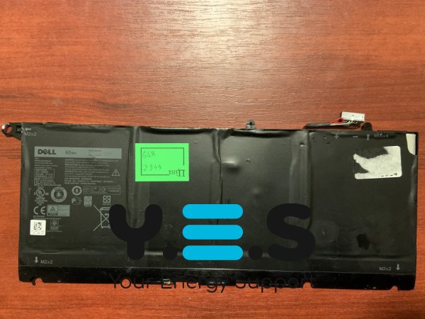 Акумулятор для ноутбука Dell XPS 13 9360 (D1605G/D1605T/PW23Y/TP1GT), знос 66%