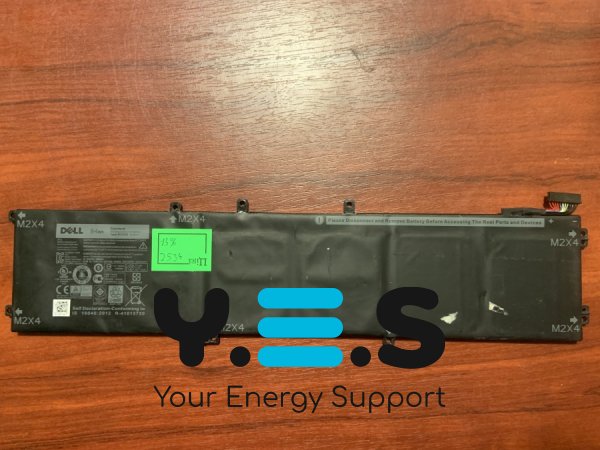 Акумулятор DELL 4GVGH для XPS 15 9550/9560/9570, Precision M5510/M5520/M5530 (RRCGW/M7R96/62MJV/1P6KD) Знос 13%