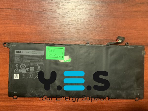 Акумулятор 90V7W (JD25G/DIN02/P54G) для Dell XPS 13 9343, 9350, знос 65%