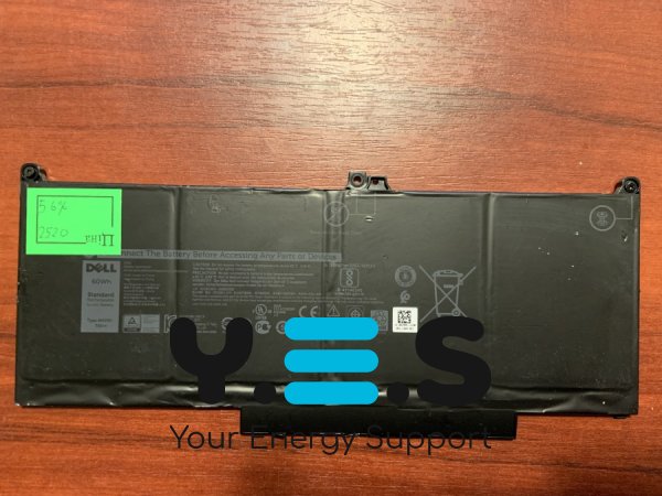 Акумулятор Dell MXV9V (2520), знос 56% — для Latitude 13 5300/13 7300/7400 Original