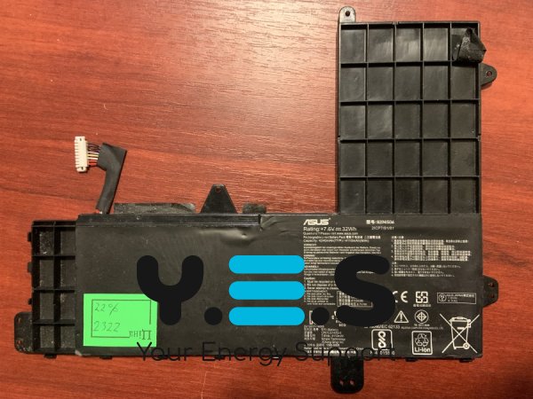 Акумулятор для ноутбука ASUS B21N1506 (сумісний B31N1427), знос 22%, 3400mAh, для EeeBook E502MA/E502M/E502SA