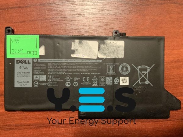 Акумулятор DELL DJ1J0 (знос 49%) для Latitude 12 7000/7280/7290/13 7000/7380/7390/14 7000/7480/7490 б/у