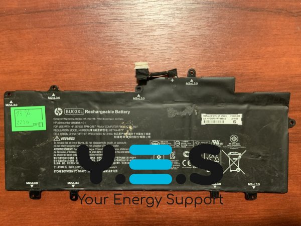 Акумулятор BU03XL для HP Chromebook 14-AK (TPN-Q167/HSTNN-IB7F, 816498) 2230mAh/13%