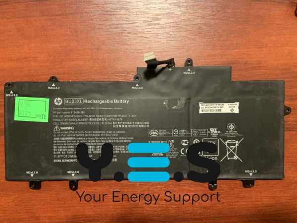 Акумулятор BU03XL для HP Chromebook 14-AK000NF (TPN-Q167, HSTNN-IB7F, 816498) сумісний 816498-1B1/1C1, 816609-005, BU03037XL/PL Original