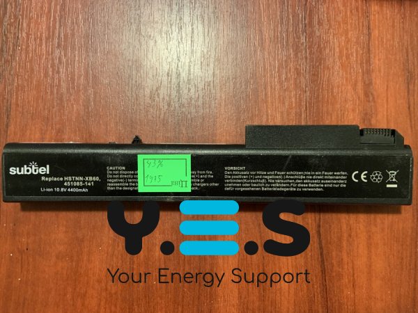Акумулятор HP HSTNN-DB30 (1975mAh, знос 43%, б/в) для 7400/8200/8400/8500/8510p/8510w/8710p/8710w/9400/NC8220/NX8220/NX9420/NW8200