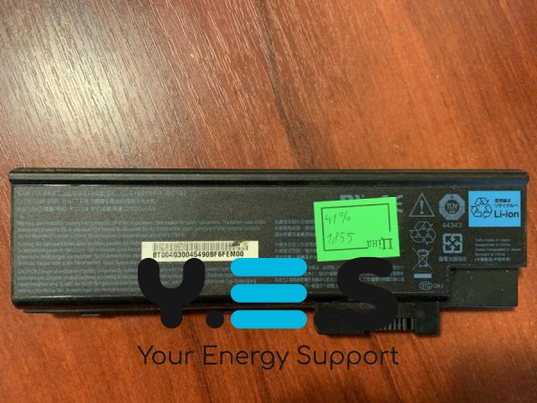 Акумулятор для ноутбука Acer Aspire 1411/1412/1413/3000/3001LC 4UR18650F-1-QC192, знос 41%, б/у