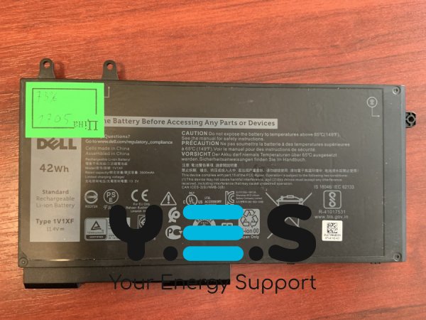 Акумулятор DELL 1V1XF (1705), знос 73% — Latitude 5400/5500, Precision 3540, Inspiron 2‑in‑1 7590/7591/7791 Original