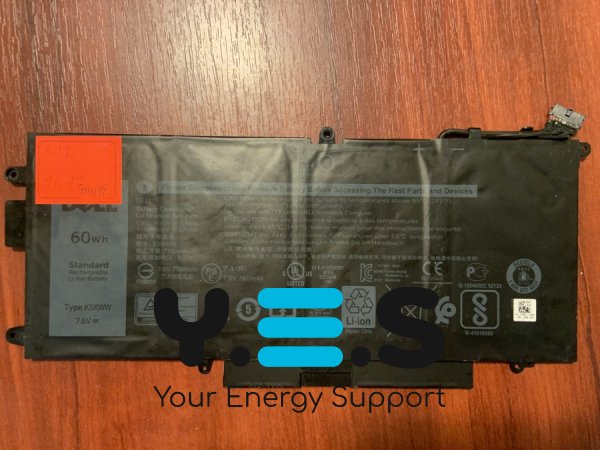 Акумулятор для Dell Latitude 5285/5289/L3180/7390 2-in-1 K5XWW (знос 68%)