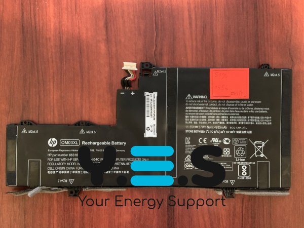 Акумулятор OM03XL для HP EliteBook x360 1030 G2 (знос 51%) сумісн. 863167-1B1/863176--171/863280-855/HSTNN-I04C/HSTNN-IB70/HSTNN-IB7O Original