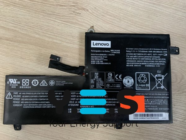 Акумулятор Lenovo L15M3PB1 (знос 7%) для Chromebook N22, сумісний L15L3PB1